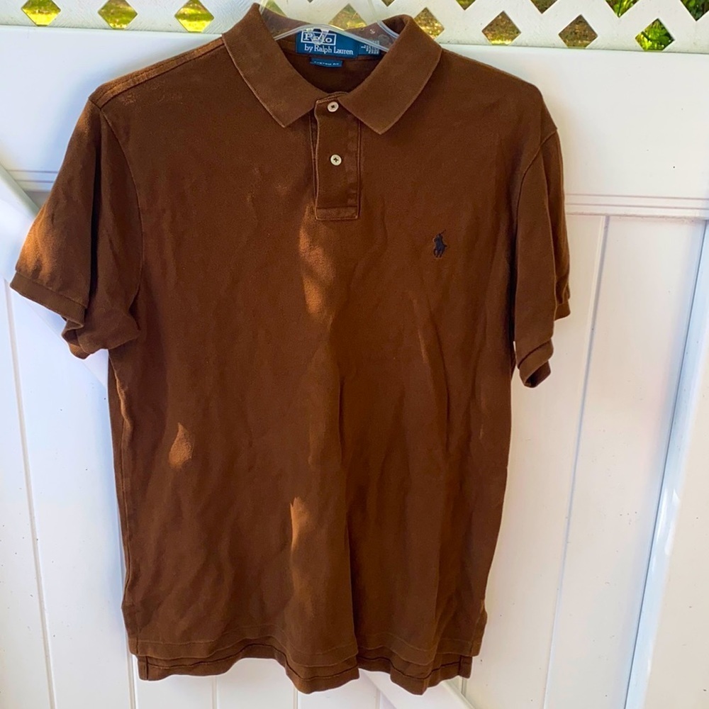Polo Ralph Lauren brown polo size: L
